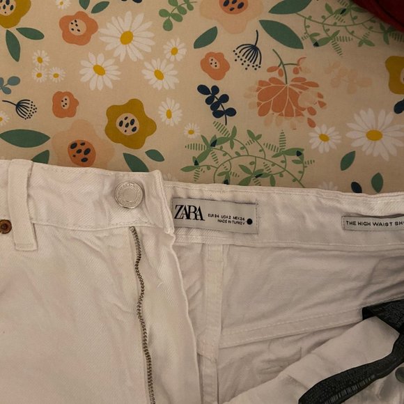 Zara white mini shorts - Picture 4 of 5